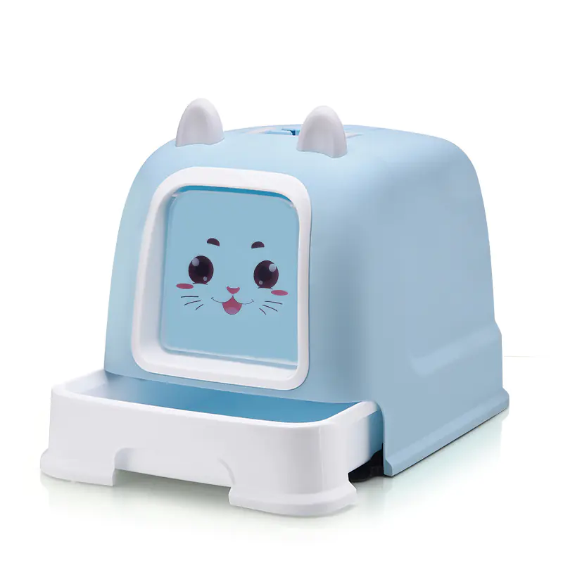 Enclosed Cat Litter Box