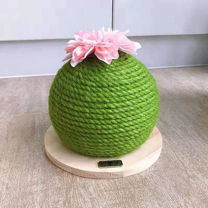Cactus Cat Tower with Scratching Post and Multi-Functions