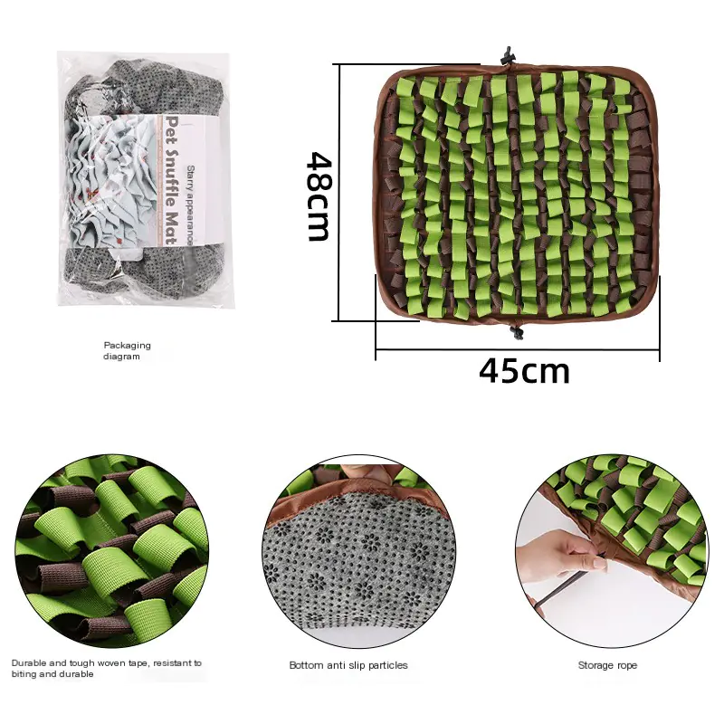 Upgrade Pet Puzzle Slow Feeder Snuffle Mat